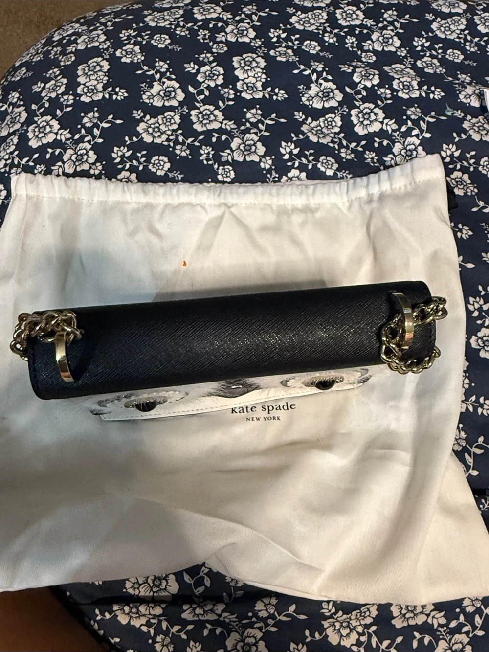 kate spade Black and White Owl Novelty Crossbody Bag